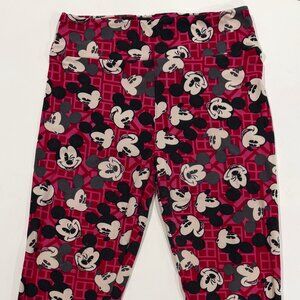 Disney Mickey Mouse Print LulaRoe Leggings OS